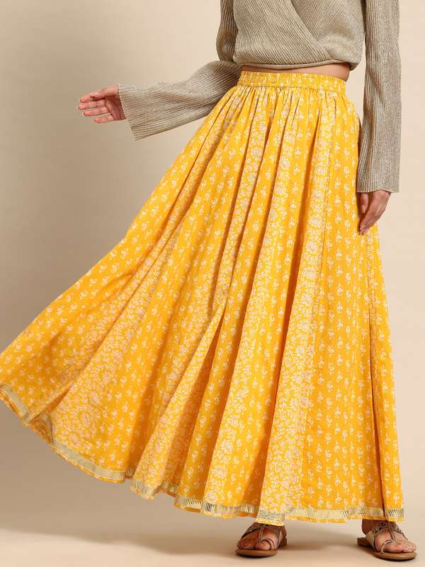 Flared skirt online shopping india shop