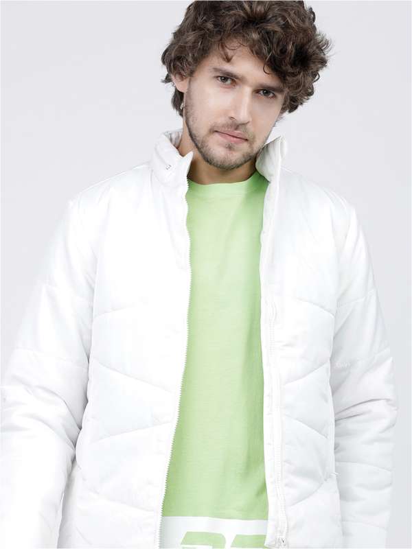 White short puffer jacket on sale