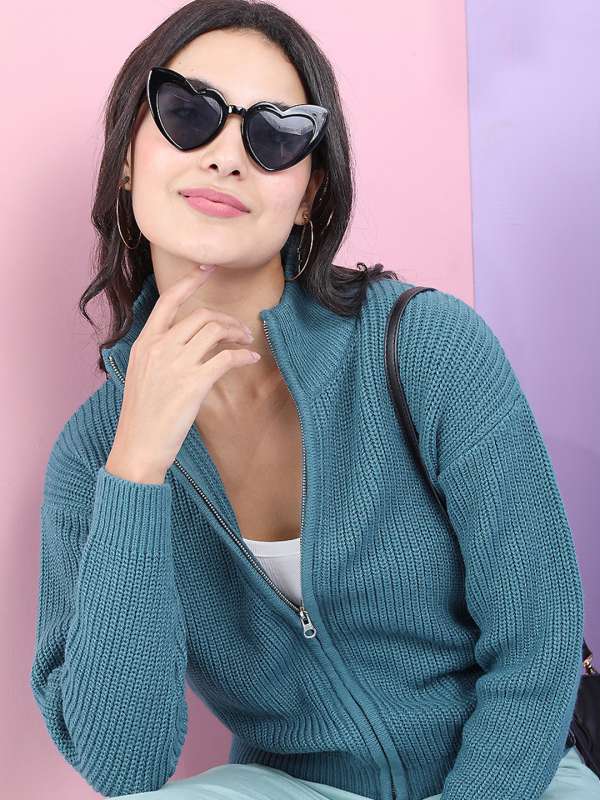 Teal cardigan sweaters clearance