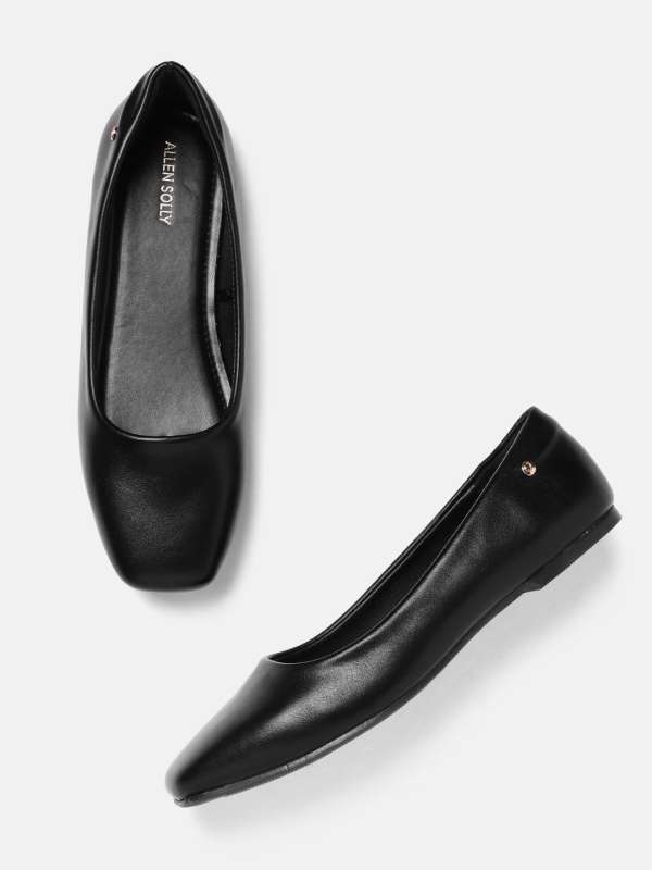 Black Women Ballerina Shoes Allen Solly Buy Black Women Ballerina Shoes Allen Solly online in India