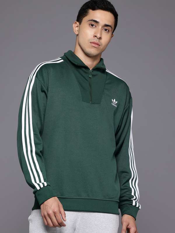 Olive green hoodie adidas top