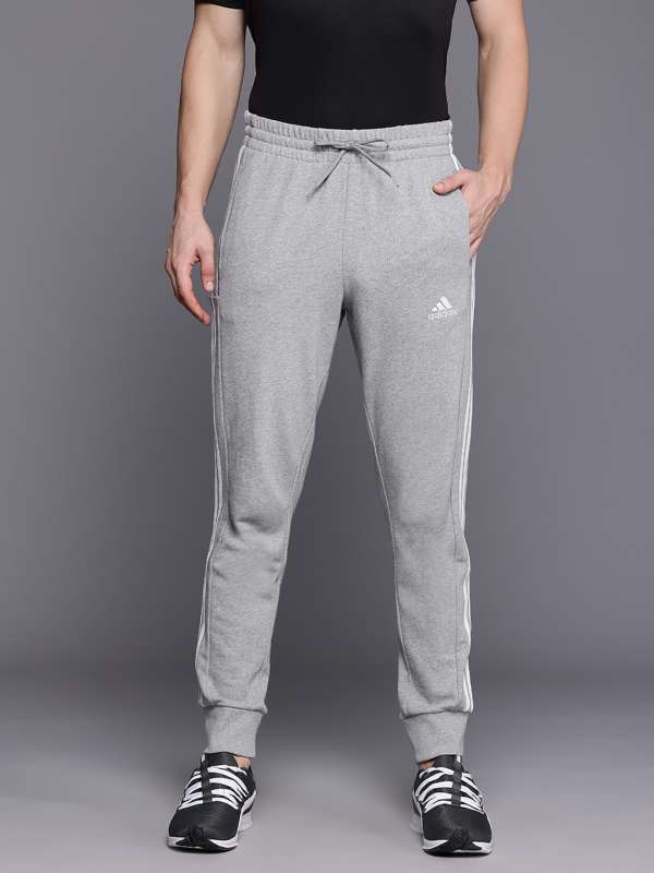 Grey adidas joggers mens top