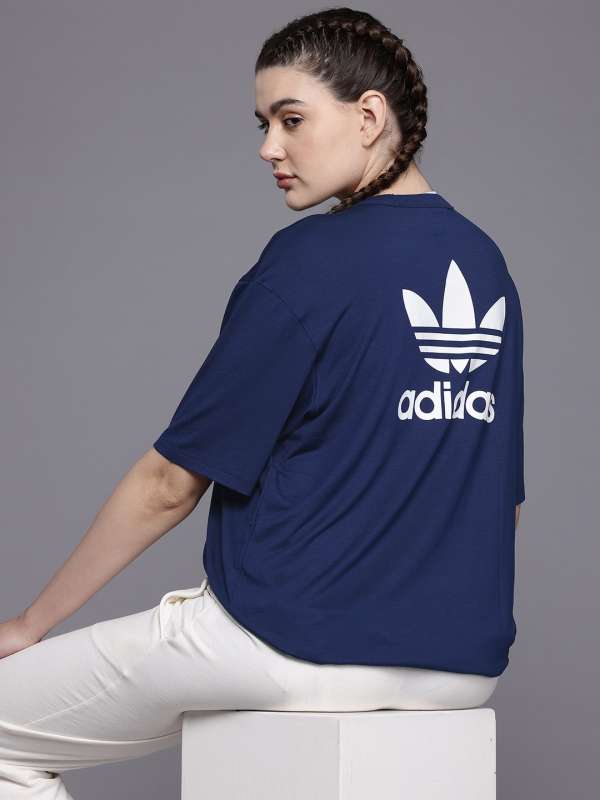 Adidas navy blue shirt on sale
