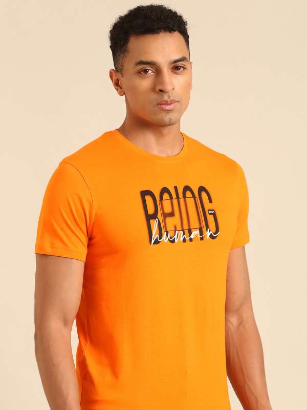 Being human round neck t shirts clearance