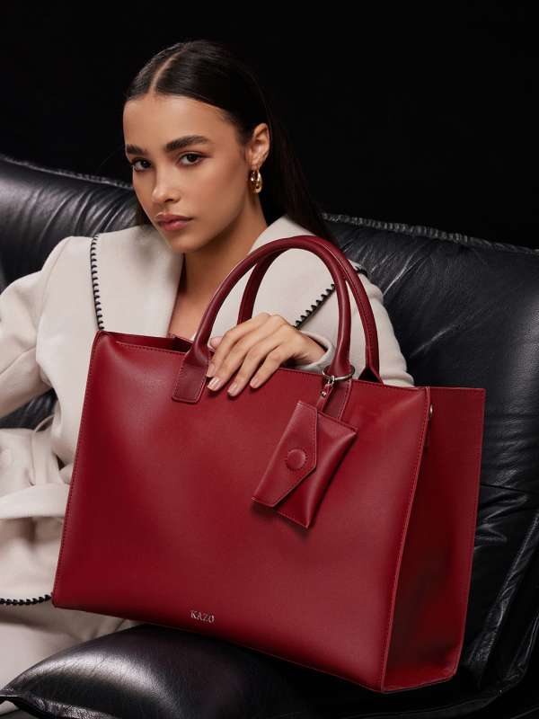 Maroon tote shop