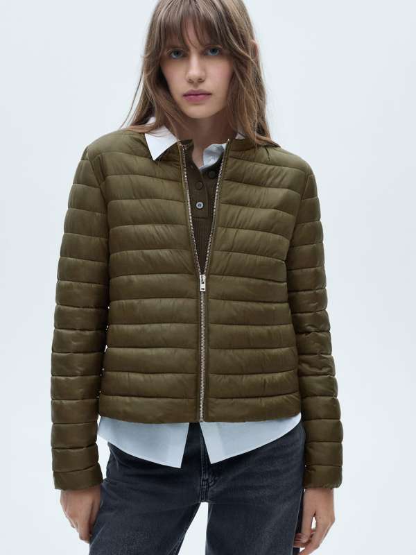 Mango Olive Jackets Buy Mango Olive Jackets online in India