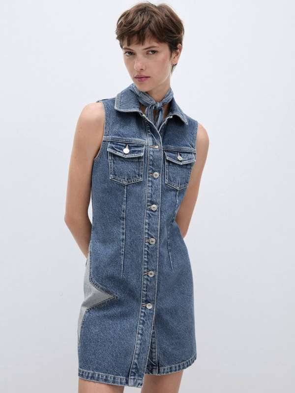 Mango Denim Dress Buy Mango Denim Dress online in India