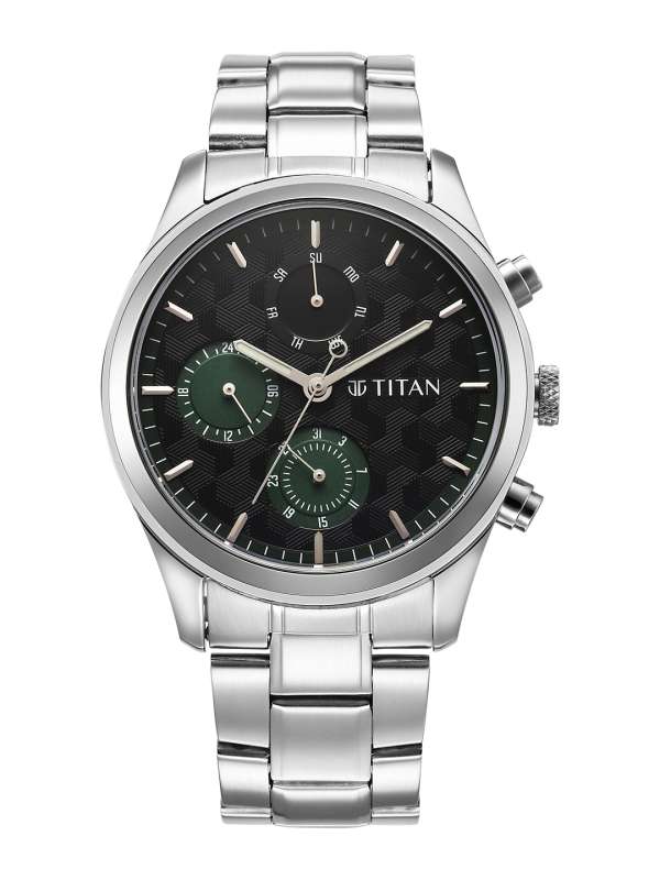 Titan black chain watch clearance