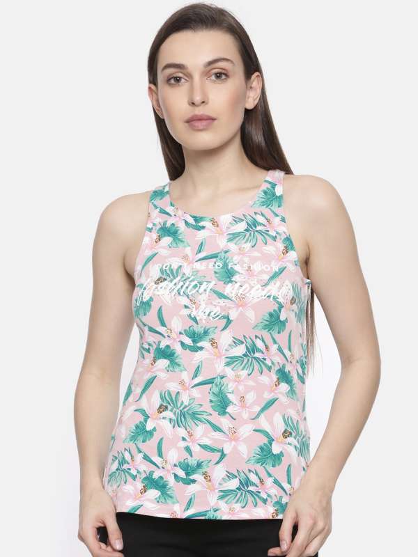 Nike floral tank tops on sale