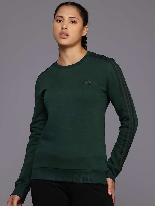 Adidas Olive Green Sweatshirts Buy Adidas Olive Green Sweatshirts online in India