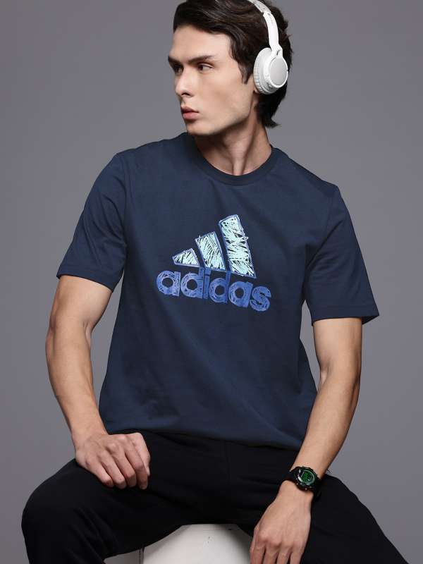 Adidas Blue Printed Parley Grap Round Neck T Shirt 9285029.htm Buy Adidas Blue Printed Parley Grap Round Neck T Shirt 9285029.htm online in India
