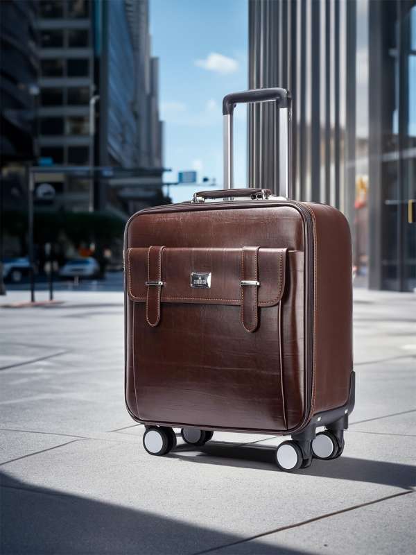 Leather Trolley Bags Buy Leather Trolley Bags online in India