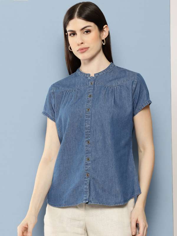 Pleat Jeans Tops Buy Pleat Jeans Tops online in India