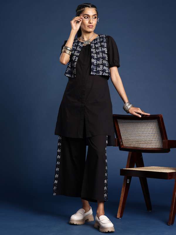 Waistcoat on kurta for ladies discount