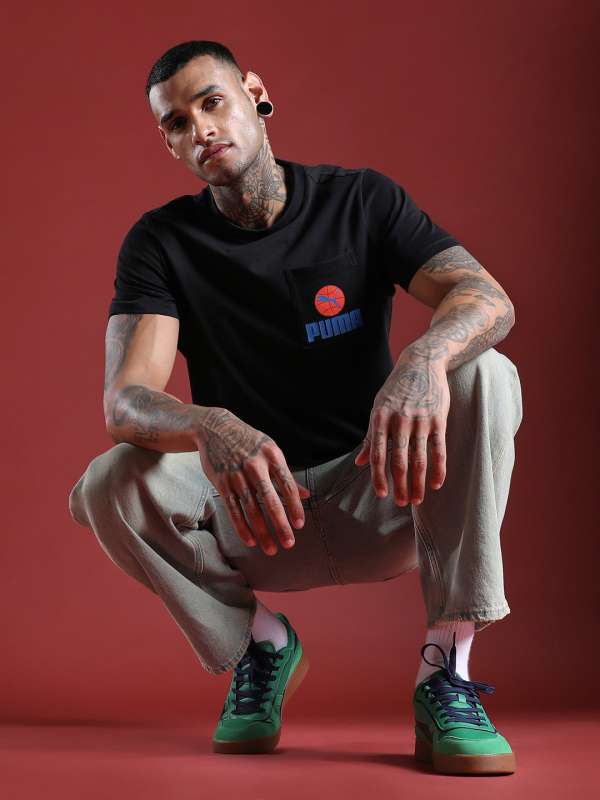 Puma t shirt myntra clearance