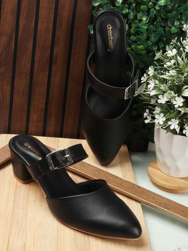 Dressberry Black Heels Buy Dressberry Black Heels online in India