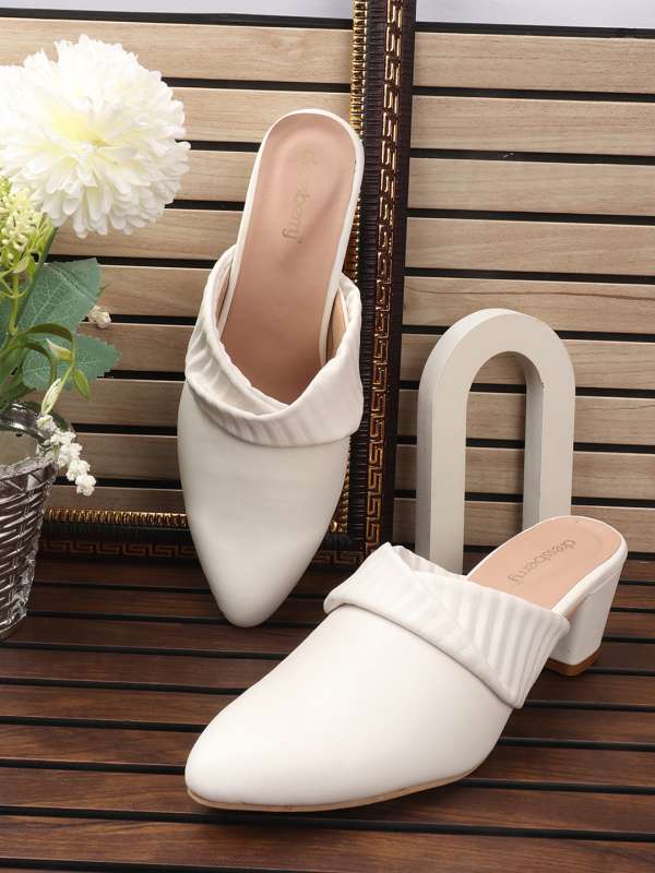 White Mules Buy White Mules online in India