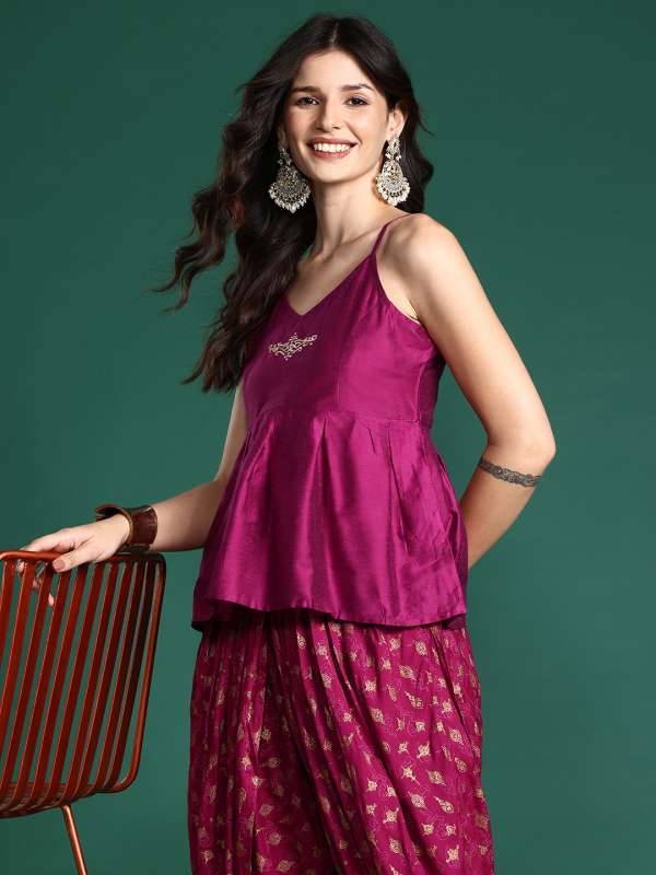 Dhoti pants with tops online deals