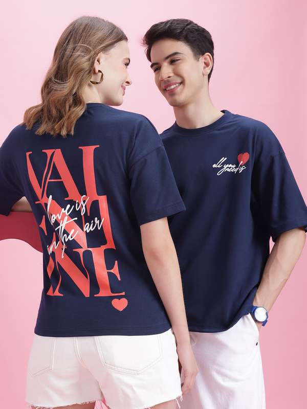 couple tshirts on myntra