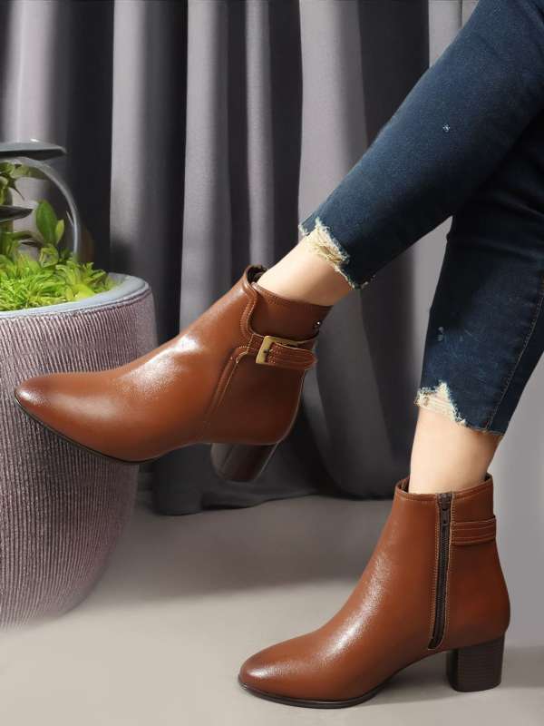 Buy Carlton London Women Monk Straps Boots Boots for Women 31028650 Myntra