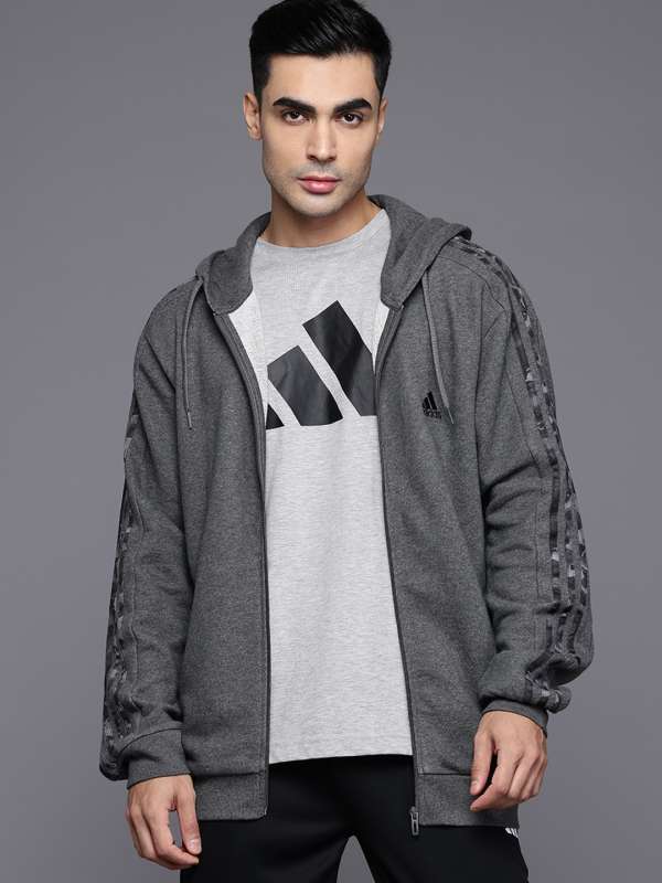 Adidas charcoal hoodie best sale