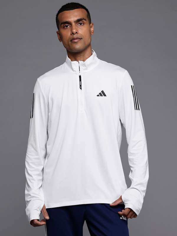 White adidas jacket mens deals