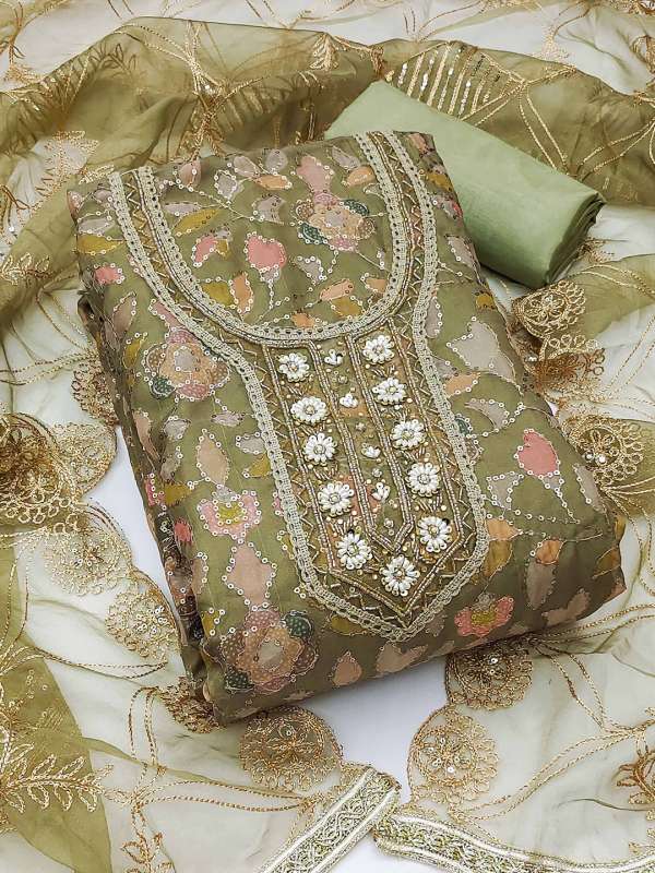 Semi Stitched Dress Material Buy Semi Stitched Dress Material online in India