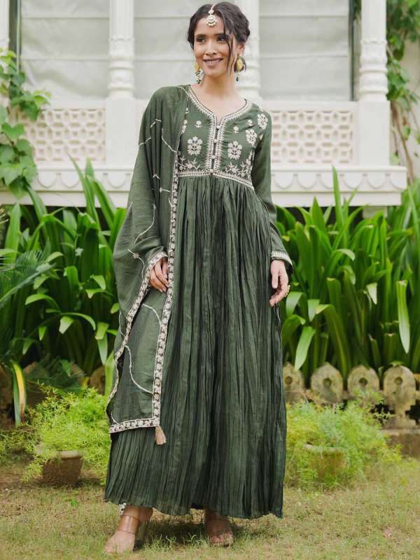 Anarkali dresses online shopping myntra shop