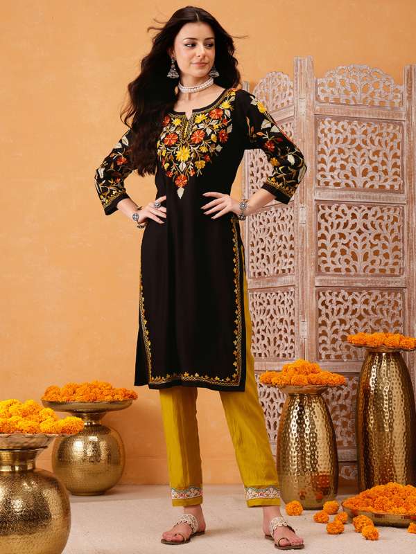 Kashmiri kurti myntra top