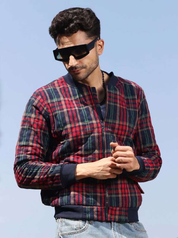 Red check jacket mens hotsell