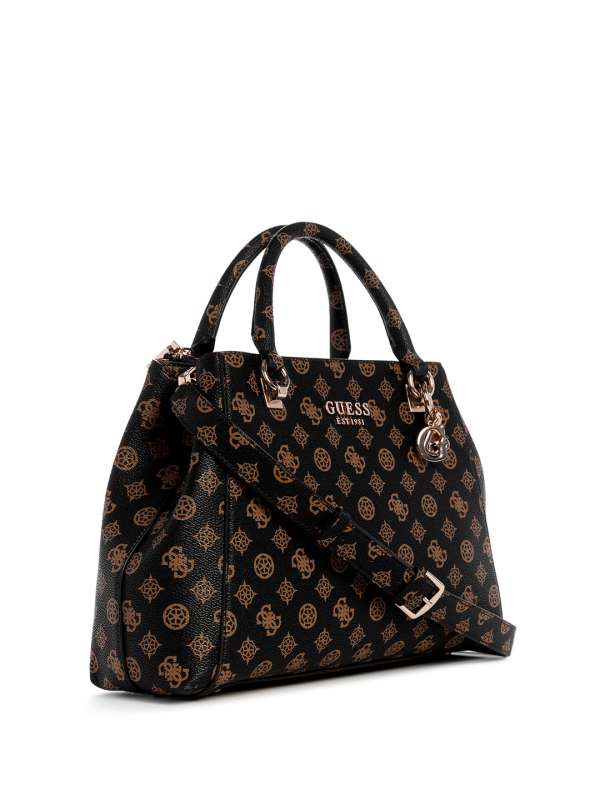 Guess affair logo print bag top