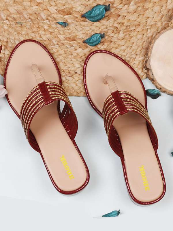 Maroon block heel sandals cheap