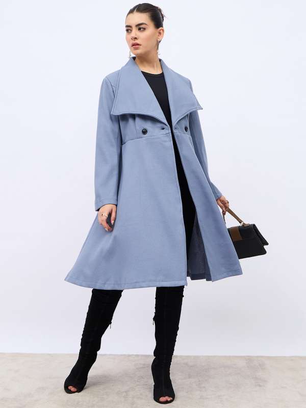 Womans blue coat 2025