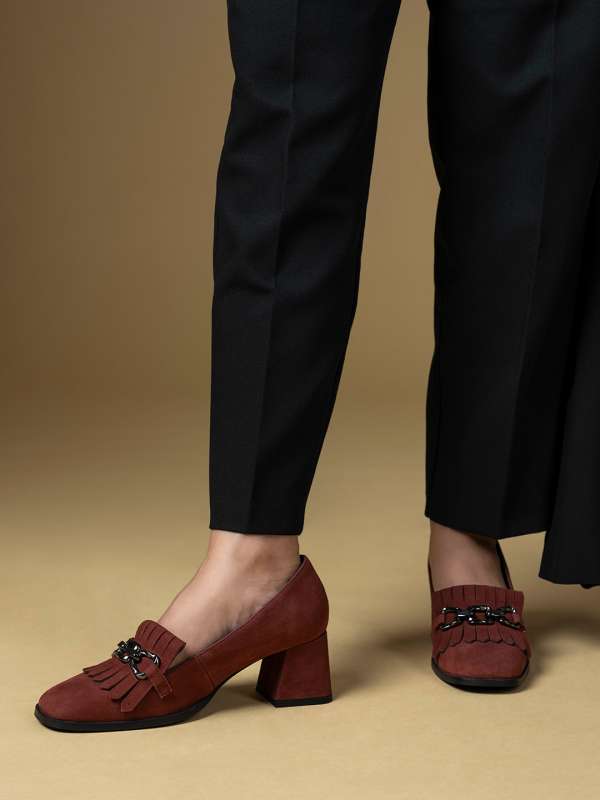 Burgundy Heels Buy Burgundy Heels online in India