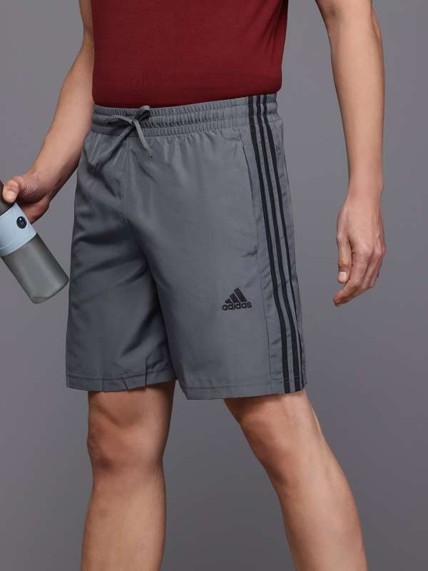 Adidas Men Grey Shorts Buy Adidas Men Grey Shorts online in India