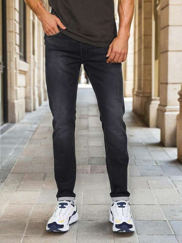 Lee skinny men's black jeans store