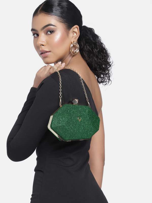 Green clutch purse store