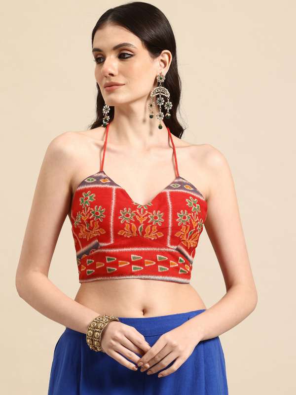 Halter neck blouse online shop