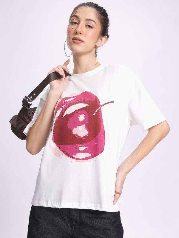 Printed White Shirts Tshirts Buy Printed White Shirts Tshirts online in India