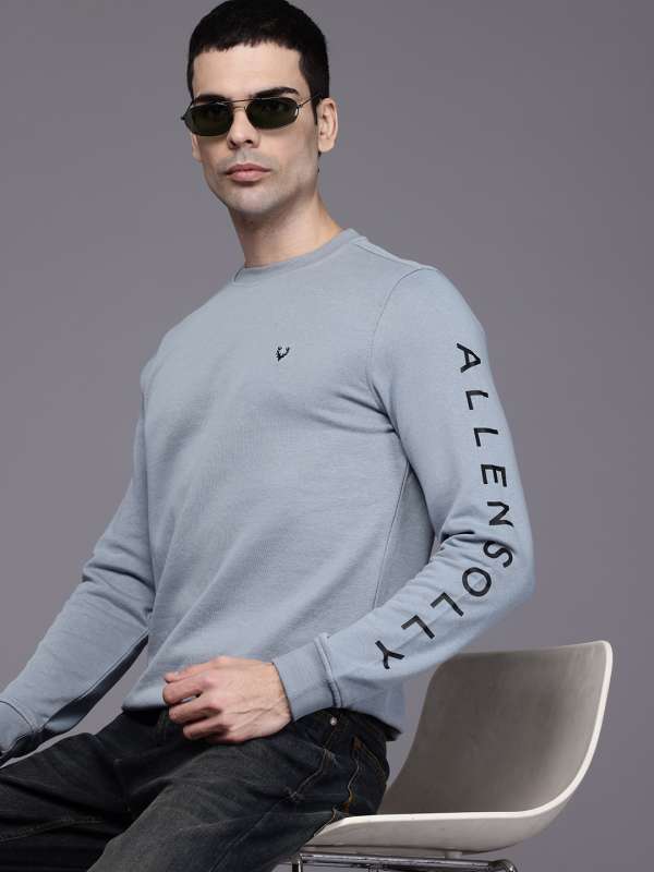Allen solly full sleeve solid men sweatshirt deals