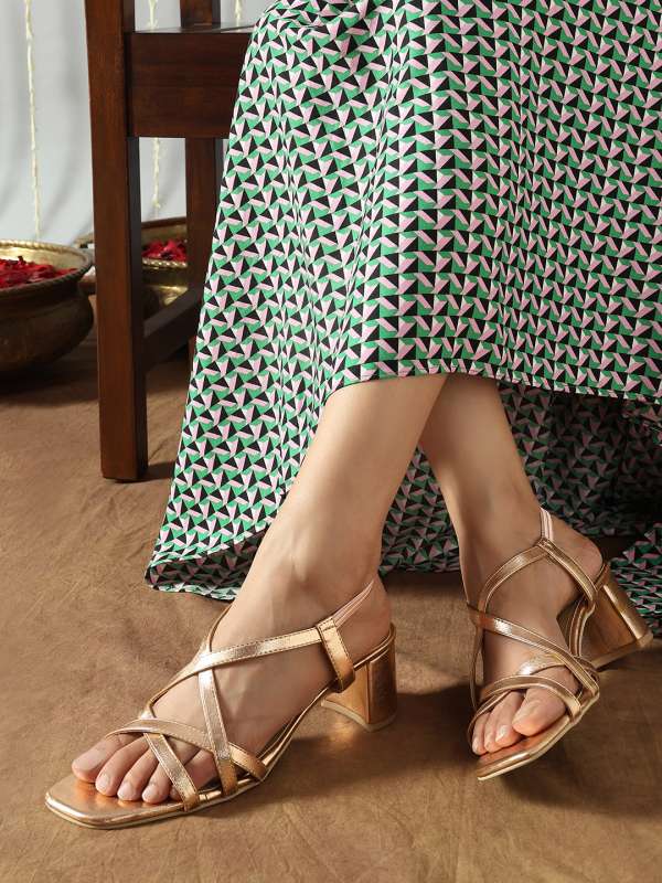 Inc 5 Women Rose Gold Heels Buy Inc 5 Women Rose Gold Heels online in India