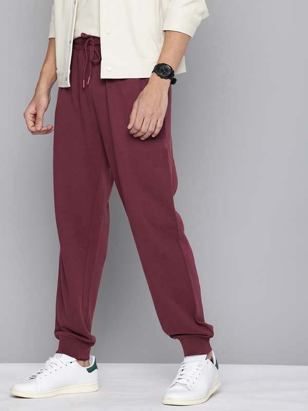 Burgundy Track Pants - Buy Burgundy Track Pants online in India