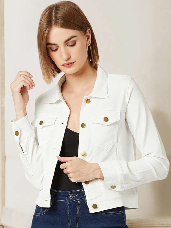 White Denim Jeans Shrug Buy White Denim Jeans Shrug online in India
