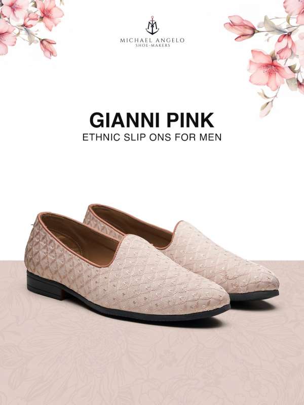 Men pink shoes outlet