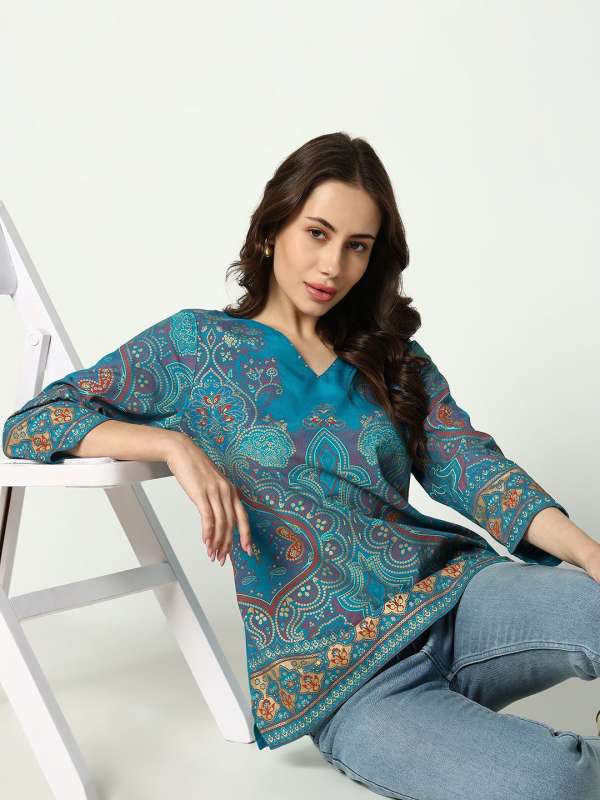 Bandhej kurti online cheap