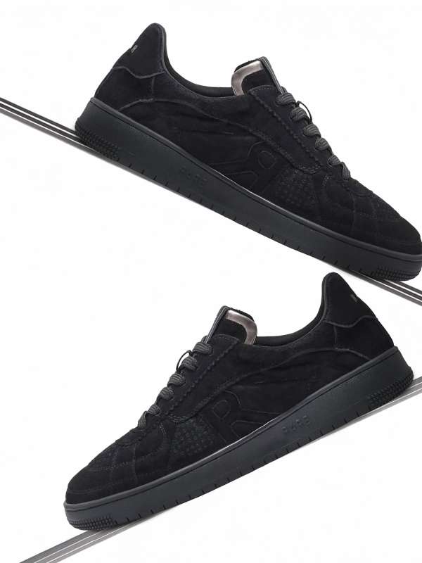 Black Suede Sneakers Buy Black Suede Sneakers online in India