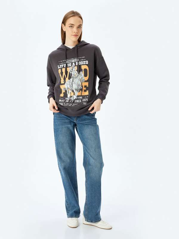 Sweatshirts online myntra hotsell