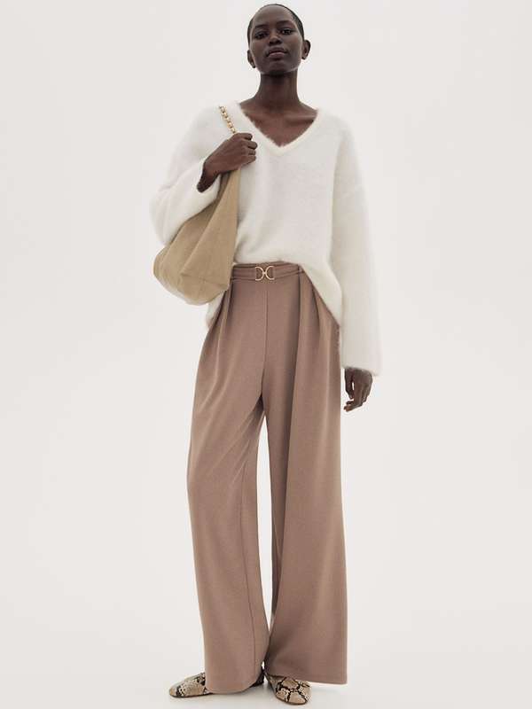 Women Brown Trousers - Buy Women Brown Trousers online in India