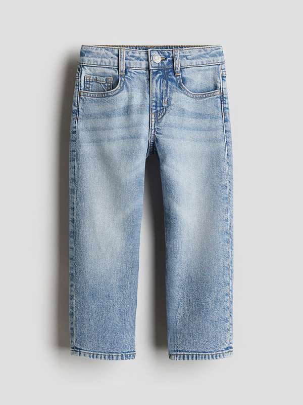 VIH20A loose fit oil coating denim
