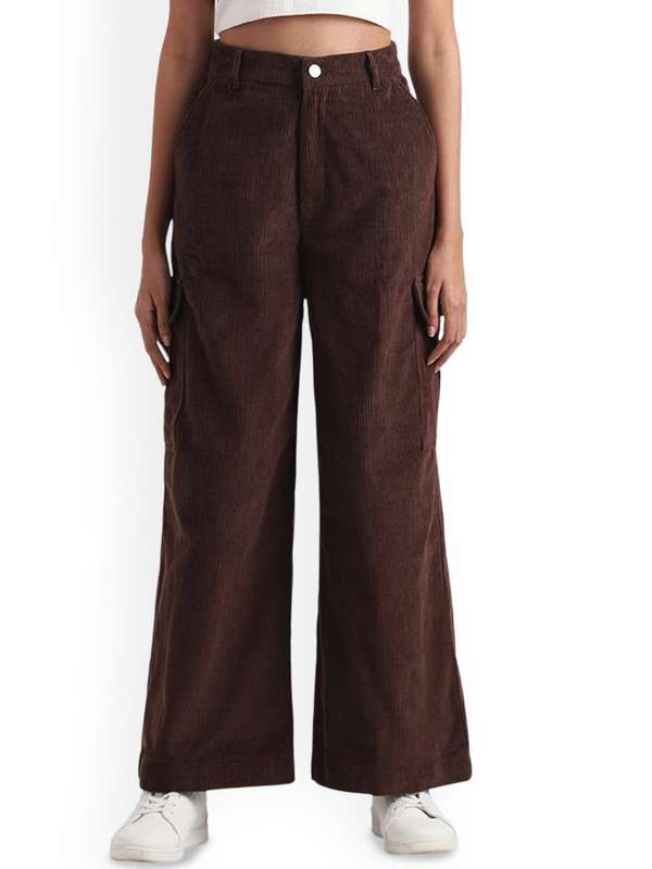 CIOTA 5P STRAIGHT PANTS CORDUROY OLV 31